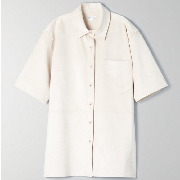 Aritzia Tops - Suede feel Aritzia shirt